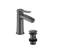 Bristan APE ES BAS GM Mezclador de Lavabo, Gun Metal Grey
