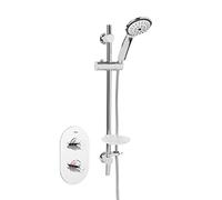 Bristan AR3 SHCMT C Artisan empotrable Control termostático Dual válvula de ducha con Kit, cromado