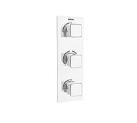 Bristan COB SHC3STP C Válvula de Ducha Control termostático con Doble Llave de Paso Integral, Cromado, Three Outlet, Two On