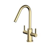 Bristan CSH EFSNK BB Cashew Easyfit - Grifo mezclador monomando para fregadero (latón cepillado)