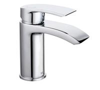 Bristan Gild Eco Start - Grifo mezclador para lavabo con sistema de desagüe de clic y tecnología Eco Start, grifo de baño montado en cubierta, acabado cromado