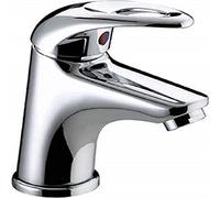 Bristan J SMBAS C - Java Pequeño Mezclador Del Lavabo Con Pop-Up De Residuos