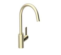 Bristan Maple Easyfit - Grifo mezclador para fregadero de cocina (latón cepillado)
