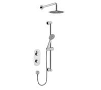 Bristan Molida - Mezclador termostático de ducha con tecnología Safe Touch y dos salidas, acabado cromado