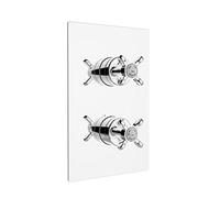 Bristan N2 SHCDIV C 1901 empotrado termostático Dual Control válvula de ducha con desviador Integral Dos de salida, cromo
