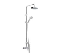 Bristan PM2 SQSHXDIV C Válvula de Ducha secuencial expuesta Prisma con desviador Elevador rígido, Cromado, Fixed Kit