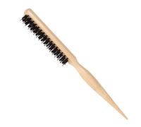 Bristle Teasing Comb, Nylon Bristle Styling Hairbrush, 9,45 x 0,63 x 1,06 pulgadas Fine Hair Tail Brush Curling, Defining Curls, Lightweight Salon Hair Tool for Volume and Precision