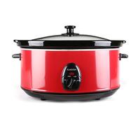 Bristol 65 Slow Cooker olla de cocción lenta 6,5 litros 300W roja Klarstein