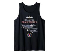 Bristol Beaufighter British WW2 Avión Camiseta sin Mangas