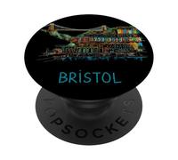 Bristol England - Recuerdo de Viaje de Ciudad histórica PopSockets PopGrip Adhesivo