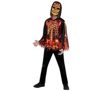 Bristol Novelty 1000766XS000 Disfraz infantil de demonio de fuego, niño, multicolor, de 5 a 6 años Halloween