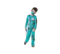 Forum Zombie Doctor Kids Costume 9-10 Years Black/Multi