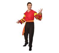 Bristol Novelty AC626X Rumba Man Costume (XL), Black, Red, Extra Large