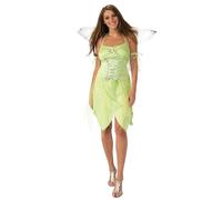 Bristol Novelty AC704S Disfraz de hada verde, talla S Halloween, Carnaval