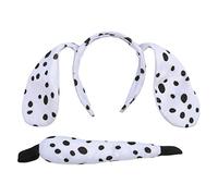 Bristol Novelty Accesorios de orejas y cola para disfraz de dálmata, multicolor, Talla única (DS176)