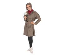 Bristol Novelty AF171S Detective Woman Small Costume, Women, Brown Halloween