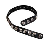 Bristol Novelty- Gargantilla con Tachuelas | Negro Punk, Color Plata, Talla única (BA185)