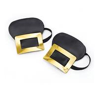 Bristol Novelty BA717 - Brazalete con hebillas para zapatos, unisex, adulto, dorado, talla única