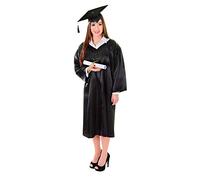 Bristol Novelty Bata de graduación, Liso, Multicolor, Talla única (AC396) Halloween