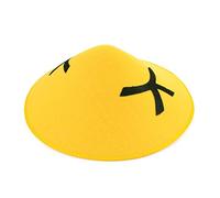 Bristol Novelty-BH032 Coolie Sombrero culí chino en fieltro, color amarillo (BH032)