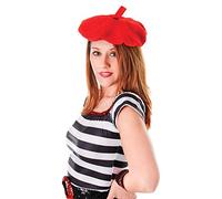 Bristol Novelty BH111 Boina francesa roja, color rojo (BH111) Halloween, Carnaval
