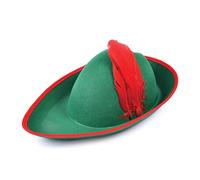 Bristol Novelty BH175 Sombrero de Robin Hood, color verde, Talla única (BH175) Halloween