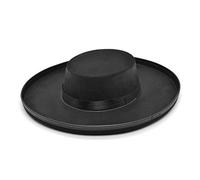 Bristol Novelty BH177 Sombrero de fieltro para disfraz de bandido, color negro (BH177) Halloween, Carnaval