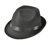 Bristol Novelty-BH509 Gangster Sombrero fedora, estilo Madness, negro, color, Talla única (BH509)