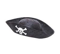 Bristol Novelty BH561 - Sombrero Pirata para niños, Talla única, Color Negro Halloween