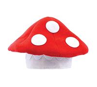 Bristol Novelty BH611 Sombrero de champiñón, Unisex, Adulto, Multicolor, Talla única Halloween (Paquete de 4)