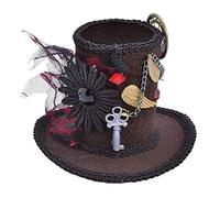 Bristol Novelty BH612 Sombrero alto de copa steampunk, mujeres, talla única Halloween