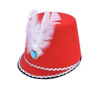 Bristol Novelty BH638 - Sombrero de «majorette», hombre, talla única, rojo Halloween