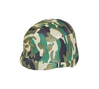 Bristol Novelty-BH709 Casco forrado en tela con estampado de camuflaje (infantil), color verde, Talla única (BH709)