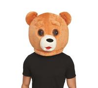 Bristol Novelty BM559 - Máscara de oso de peluche, para hombre, mujer, color marrón, talla única