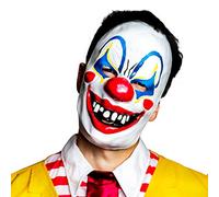 Bristol Novelty BM580 Máscara de payaso terrorífico, Multicolor (BM580) Halloween