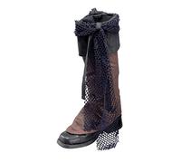 Bristol Novelty Botas de Pirata Marrones con Aspecto Envejecido y caña Vuelta, Multicolor, Talla única (BA015)