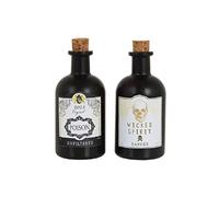 Bristol Novelty Botellas de veneno (decoración tipo Halloween), multicolor (BA342)