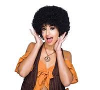 Bristol Novelty-BW074 negro Peluca Gigante Estilo Pop, Color (BW074)