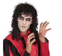Bristol Novelty BW716 Weird Guy Wig, One Size,Black