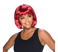 Bristol Novelty BW886 - Peluca elegante para mujer, melena corta, talla única, rojo pasión Halloween, Carnaval