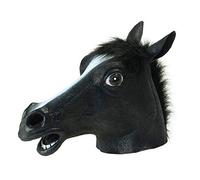 Bristol Novelty Cabeza Negra de Caballo, Multicolor, One Size (BM317) Halloween