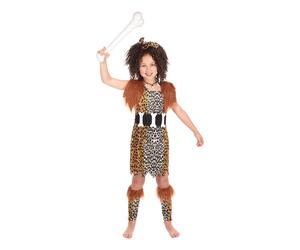 Bristol Novelty Cavegirl Costume with Wig Age 8 - 10 years