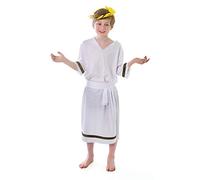 Bristol Novelty CC029 Disfraz de niño griego, accesorio blanco, de 6 a 8 años Halloween