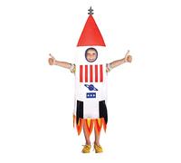 Bristol Novelty CF156 - Disfraz de cohete espacial (talla única), para niños y niñas, multicolor Halloween