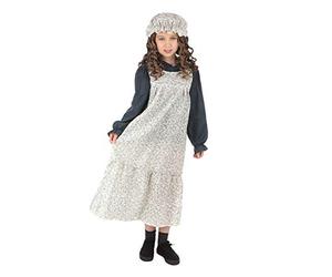 Bristol Novelty CF235S Classic Victorian Girl (Small) Costume, Multi-Colour 9-10