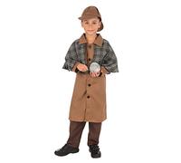 Bristol Novelty CF237S Disfraz de niño detective (pequeño), color marrón