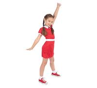 Bristol Novelty CF238XL Disfraz rojo de musical sobre huérfana, talla XL, de 9 a 10 años Halloween, Carnaval