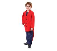 Bristol Novelty Chaqueta infantil roja con cola, talla L, multicolor, Large (CC466)