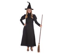 Bristol Novelty Classic Witch Costume set 12-14