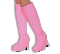 Bristol Novelty Cobertura de botas para disfraz de gogó, rosa, multicolor (BA315)